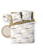 Zenith microvezel beddengoedset met natuurlijke print, 3-delig