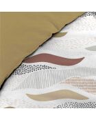 Zenith microvezel beddengoedset met natuurlijke print, 3-delig