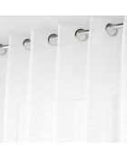 Haltona XXL-Schleier mit großen Ösen, weißer Leineneffekt, 300 x 240 cm