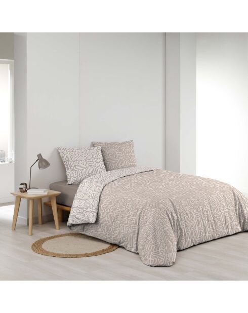 Parure housse de couette réversible Arcane multicolore