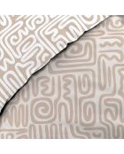 Parure housse de couette réversible Arcane multicolore