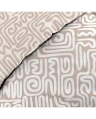 Parure housse de couette réversible Arcane multicolore