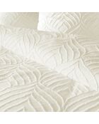 Heltie Bettbezug-Set aus getufteter Mikrofaser, elfenbeinfarben