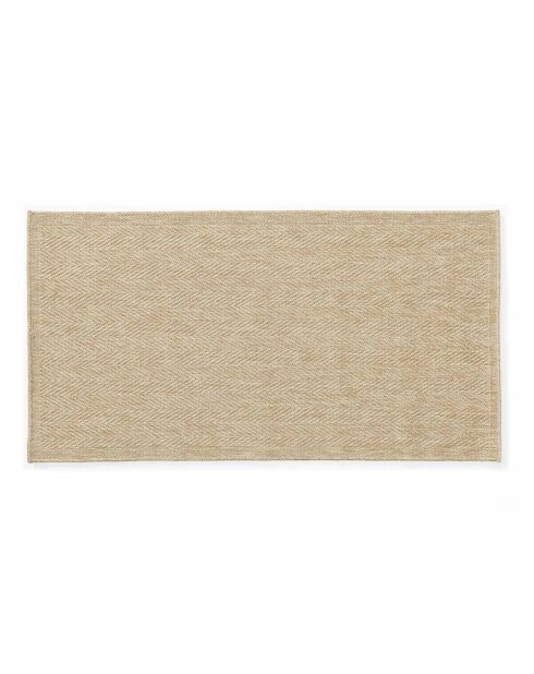 Tapis rectangle, tissé plat Ilem naturel - 120x170 cm