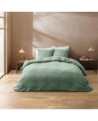 Bettbezug-Set Clara Cedar, schlichtes Reliefmuster
