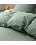 Bettbezug-Set Clara Cedar, schlichtes Reliefmuster