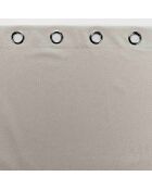 Tenda con occhielli Occuless, in lino liscio chambray oscurante - 135x180 cm