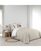 Parure housse de couette Natacha orange