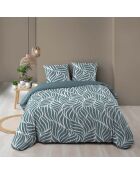 Morgane blauwe dekbedovertrekset