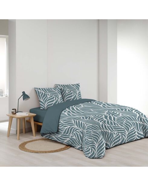 Blaues Bettbezug-Set Morgane