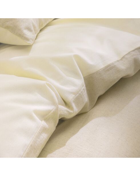 Ariane Bettdeckenset aus natürlicher Baumwolle und Leinen