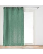 Gordijn met oogjes van Nando met cedergeweven linneneffect - 140x260 cm