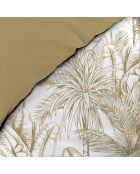 Set copripiumino in microfibra con stampa gialla Dune