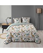 Juego de funda nórdica Wilonie de microfibra con estampado multicolor