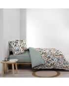 Juego de funda nórdica Wilonie de microfibra con estampado multicolor