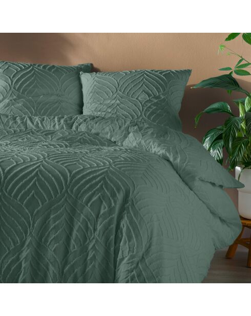 Heltie Bettbezug-Set aus getufteter Mikrofaser, Zedernholz