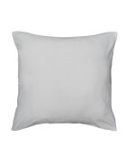 Liam Bettbezug-Set, schlicht gewaschen, aus Mikrofaser, Weiß