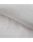 Liam Bettbezug-Set, schlicht gewaschen, aus Mikrofaser, Weiß