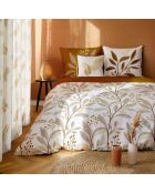 Parure housse de couette Malika blanche