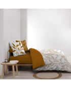 Parure housse de couette Malika blanche