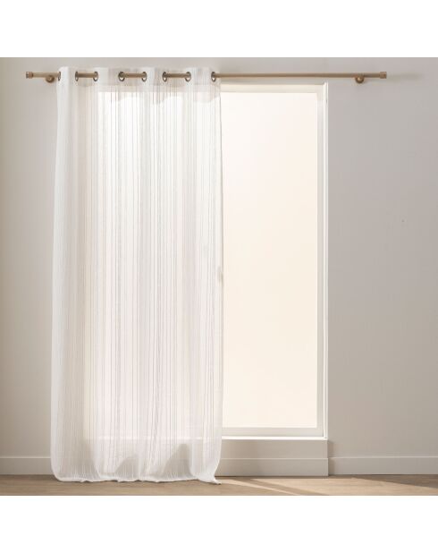 Zaho Ösenschleier, geflochtener weißer Sturzschleier - 140x280 cm