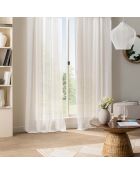 Zaho Ösenschleier, geflochtener weißer Sturzschleier - 140x280 cm