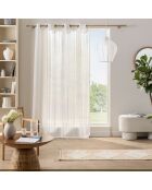 Zaho Ösenschleier, geflochtener weißer Sturzschleier - 140x280 cm