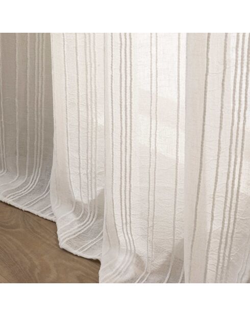 Zaho Ösenschleier, geflochtener weißer Sturzschleier - 140x280 cm