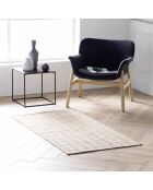 Alfombra rectangular, tejida plana Ilem natural - 80x150 cm