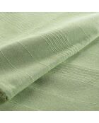 Lucile plaid van polykatoen in effen salie - 220x240 cm