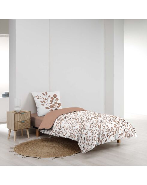 Parure housse de couette Maiwen mocha