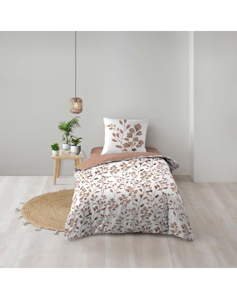 Parure housse de couette Maiwen mocha