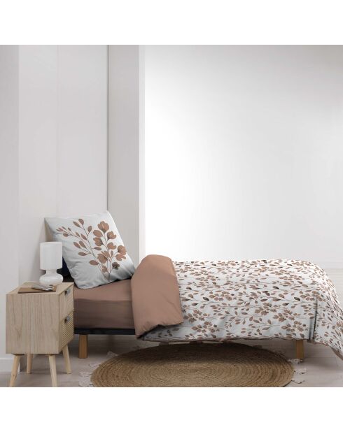 Parure housse de couette Maiwen mocha