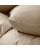 Clara dekbedovertrekset in naturel reliëf