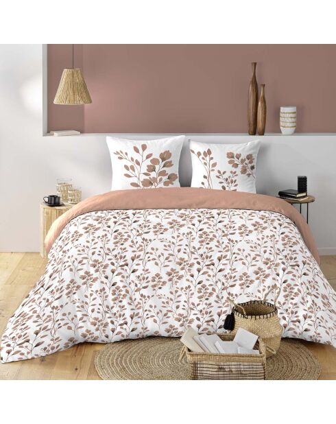 Parure housse de couette Maiwen mocha
