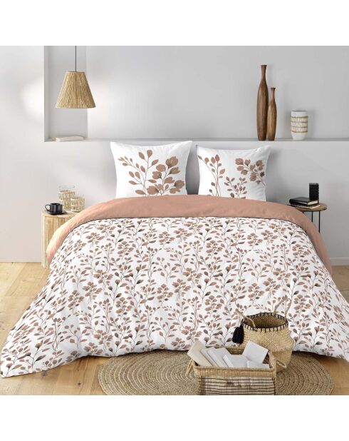 Parure housse de couette Maiwen mocha