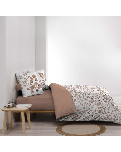 Parure housse de couette Maiwen mocha