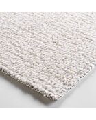 Alfombra rectangular Lisaia, lazo natural, 160 x 230 cm