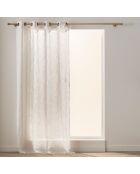 Sigma Ösenschleier, natürlicher Leineneffekt, 140 x 280 cm