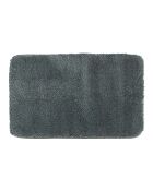 Tapis de bain microfibre unie Mael cedre - 50x80 cm