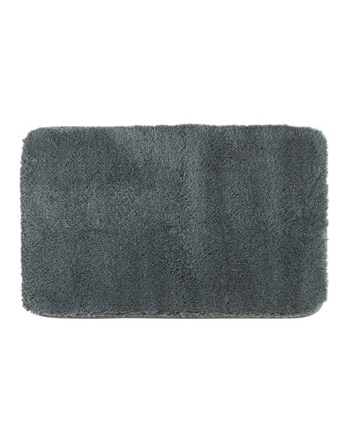 Tapis de bain microfibre unie Mael cedre - 50x80 cm