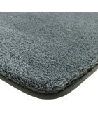 Tapis de bain microfibre unie Mael cedre - 50x80 cm