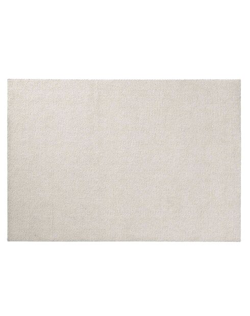 Tapis rectangle Lisaia, bouclette naturel - 120x170 cm