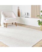 Tapis rectangle Lisaia, bouclette naturel - 120x170 cm