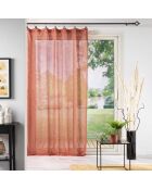 Anillo Linka de terracota transparente (140 x 240 cm), velo tejido