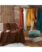 Coperta Arya Sage (180 x 220 cm), rilievo in flanella