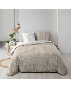 Parure housse de couette réversible Modul naturelle