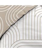 Parure housse de couette réversible Modul naturelle