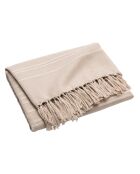 Plaid in lino Lilia con frange - 180x220 cm