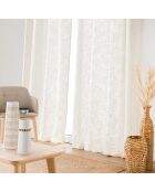 Ösenvorhang Igor mit natürlichem Leinenwebeffekt, 140 x 260 cm